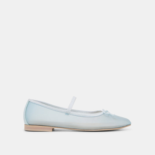 CADEL BALLET FLATS ICE BLUE MESH | Dolce Vita
