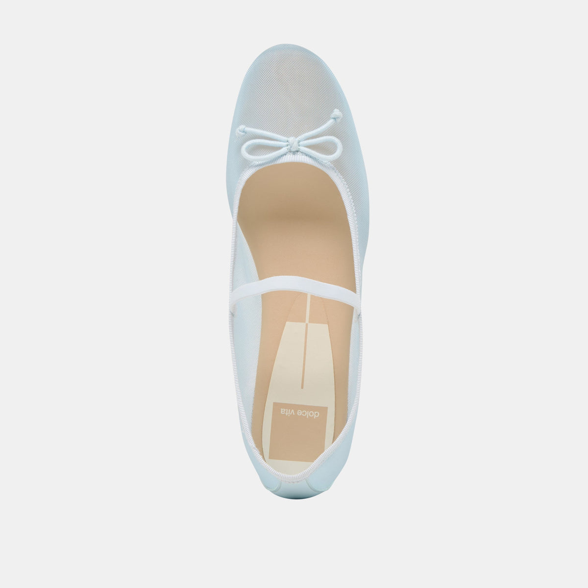 CADEL BALLET FLATS ICE BLUE MESH | Dolce Vita