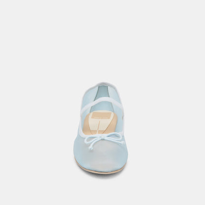 CADEL BALLET FLATS ICE BLUE MESH | Dolce Vita