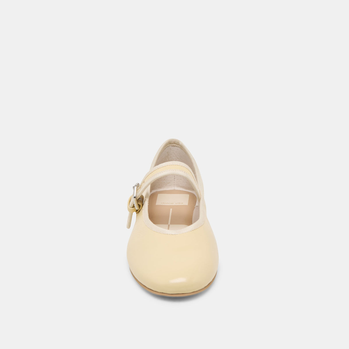 Roslyn Light Yellow Leather Ballet Flats | Dolce Vita