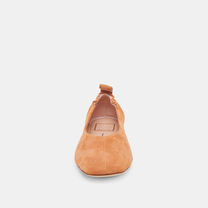 VINNIE BALLET FLATS AMBER SUEDE | Dolce Vita