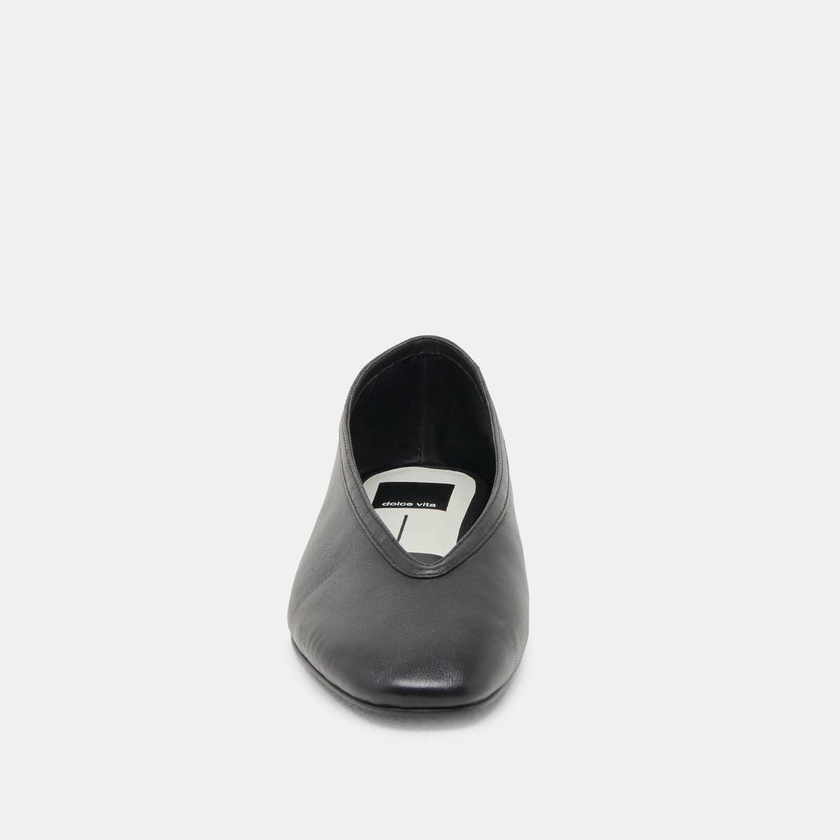 Braidy Black Leather Ballet Flats | Dolce Vita