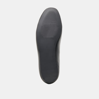 Braidy Black Leather Ballet Flats | Dolce Vita