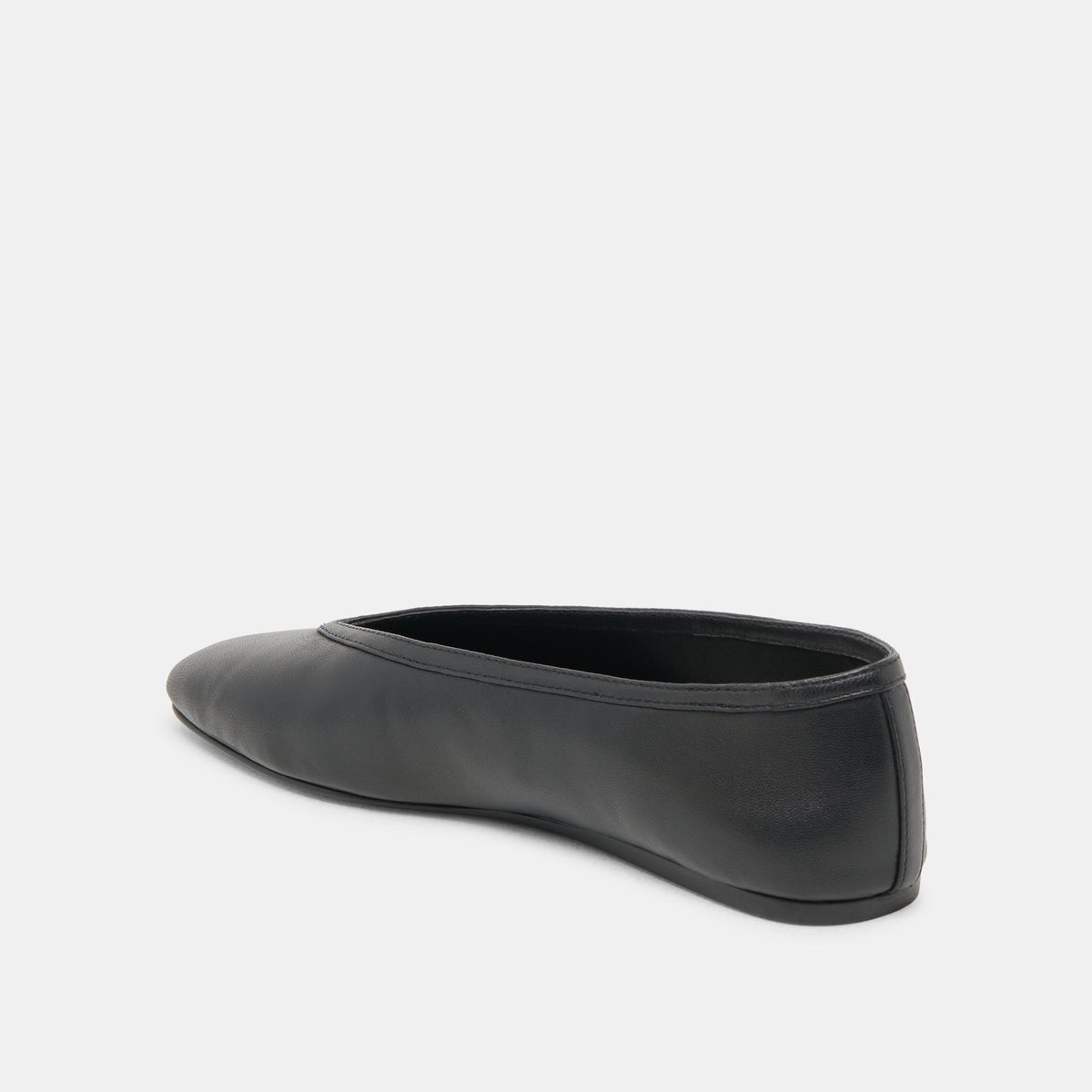 Braidy Black Leather Ballet Flats | Dolce Vita
