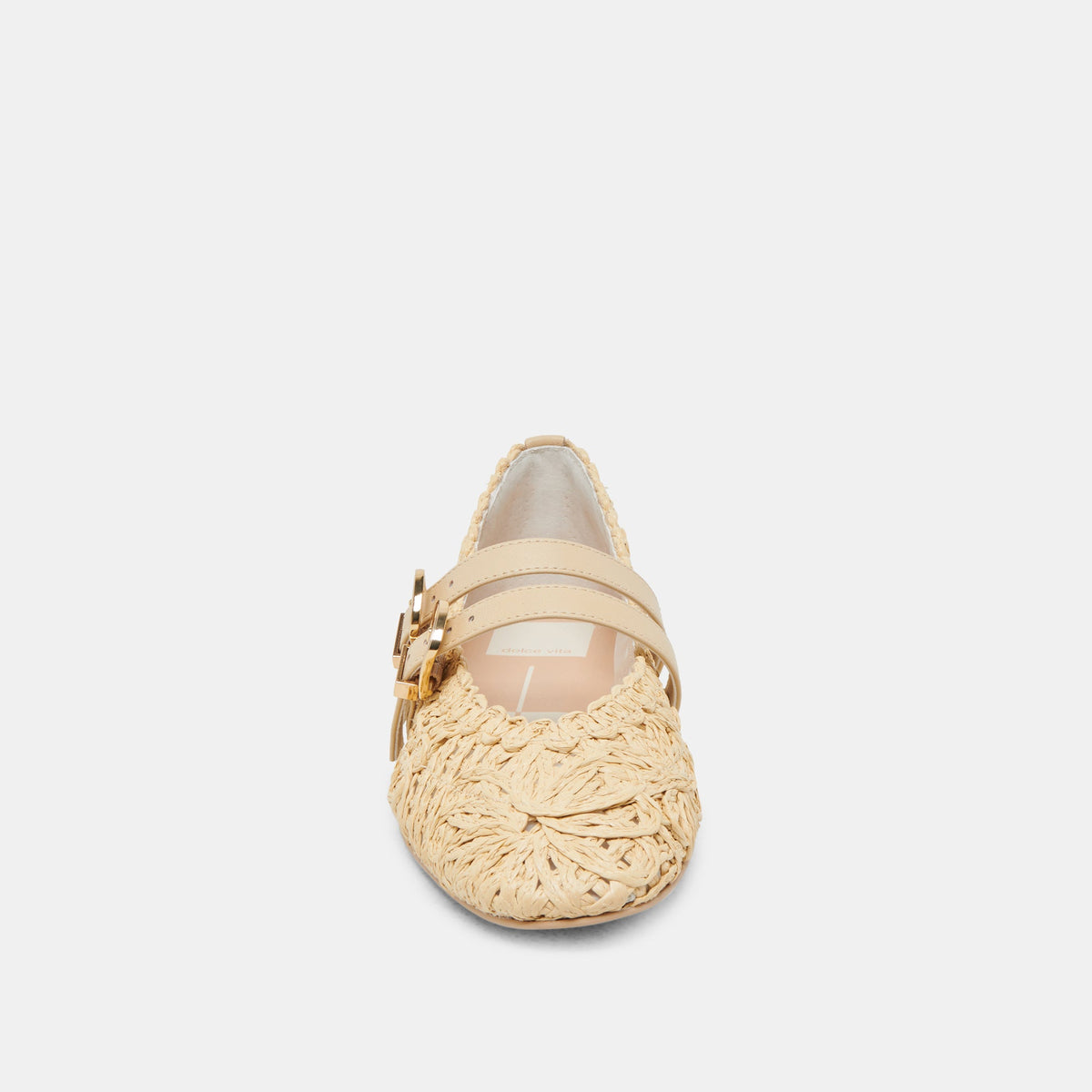 BAYLEE SUNFLOWER BALLET FLATS LT NATURAL MACRAME | Dolce Vita