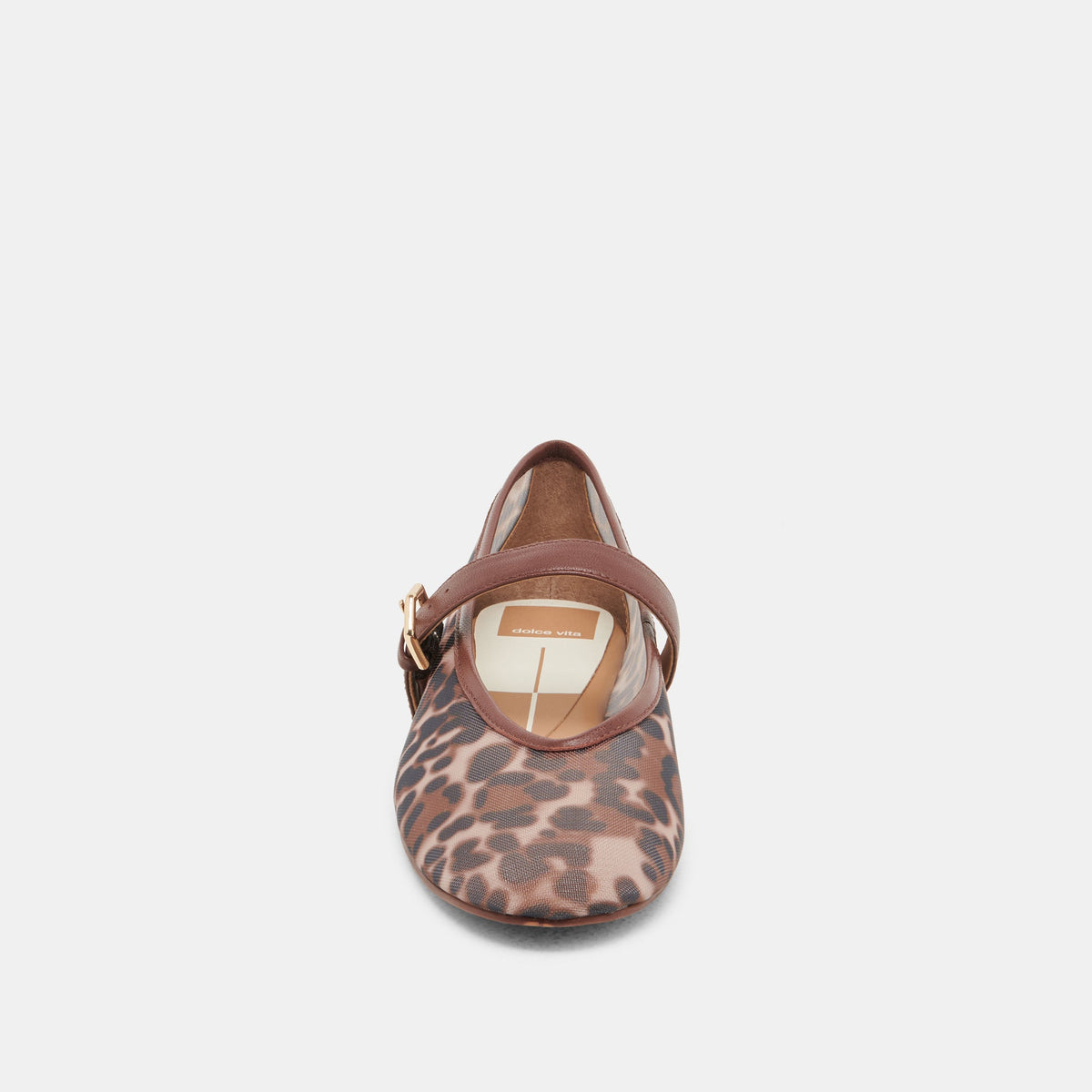 ROSLYN BALLET FLATS LEOPARD MESH | Dolce Vita