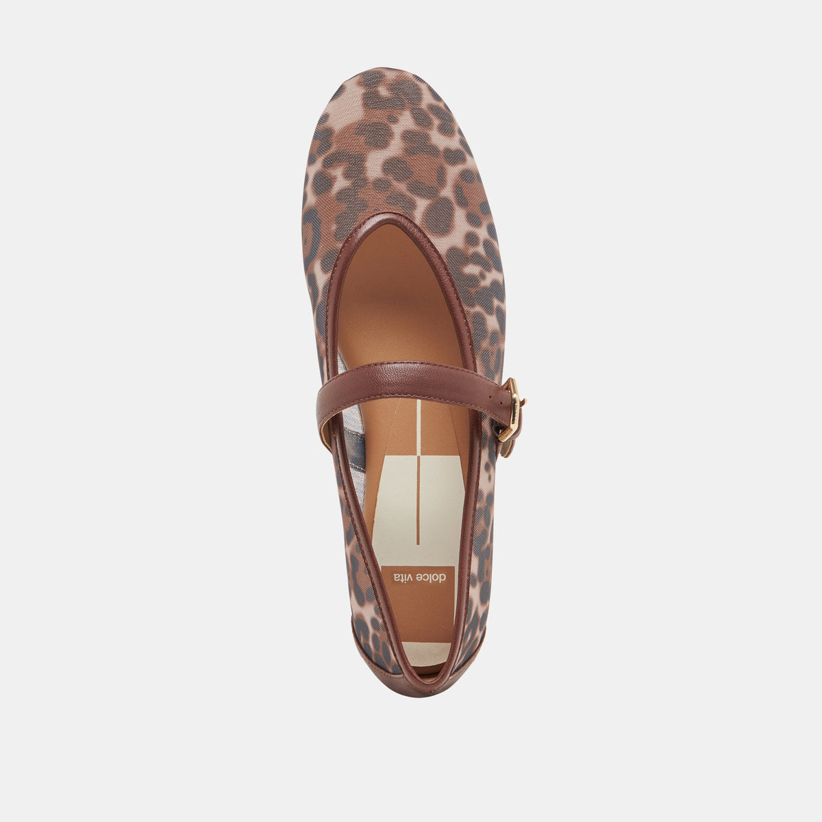 ROSLYN BALLET FLATS LEOPARD MESH | Dolce Vita