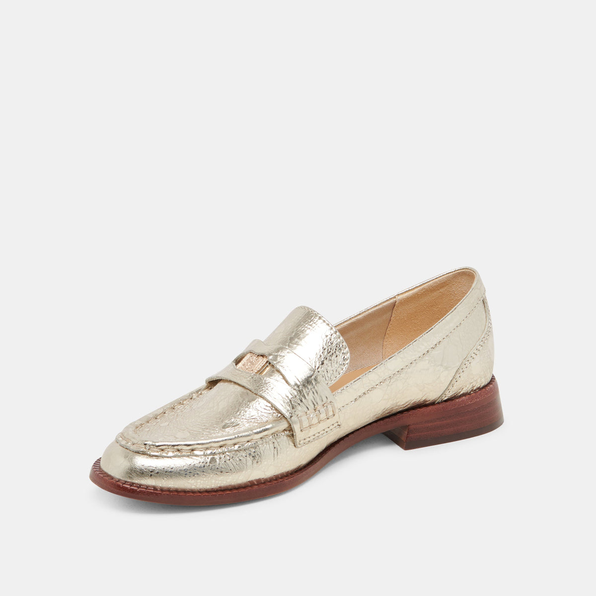 HILLY WIDE LOAFERS PLATINUM COIN | Dolce Vita