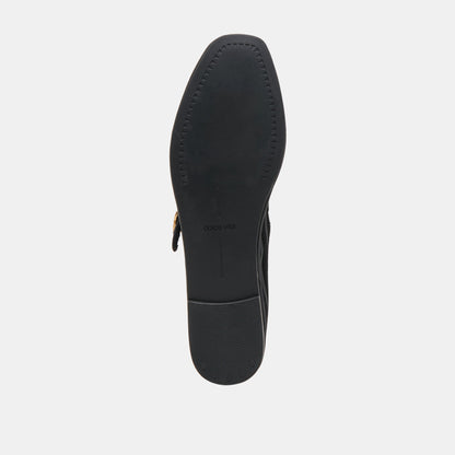 TAMEKA BALLET FLATS BLACK STRIPE MESH | Dolce Vita