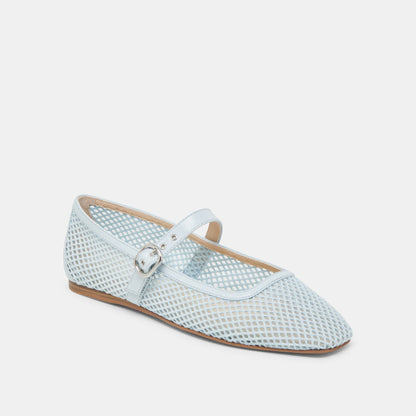 RODNI MESH BALLET FLATS LIGHT BLUE MESH | Dolce Vita