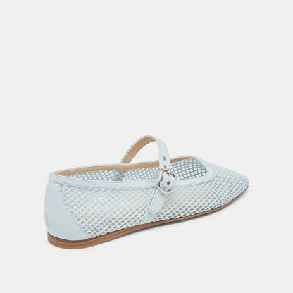 RODNI MESH BALLET FLATS LIGHT BLUE MESH | Dolce Vita