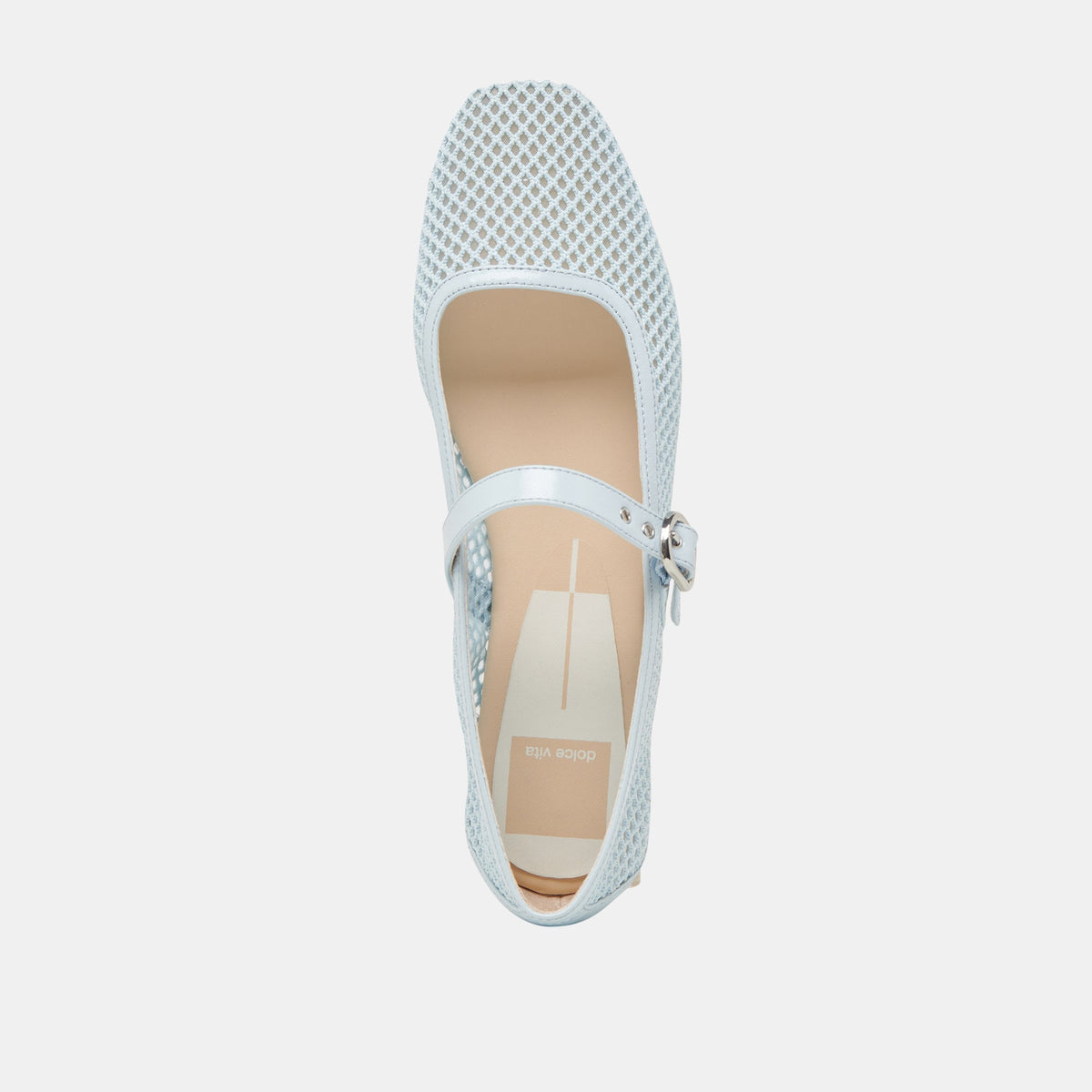 RODNI MESH BALLET FLATS LIGHT BLUE MESH | Dolce Vita