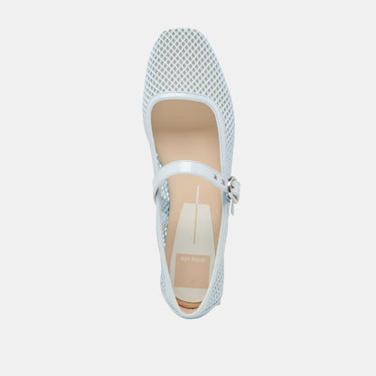 RODNI MESH BALLET FLATS LIGHT BLUE MESH | Dolce Vita