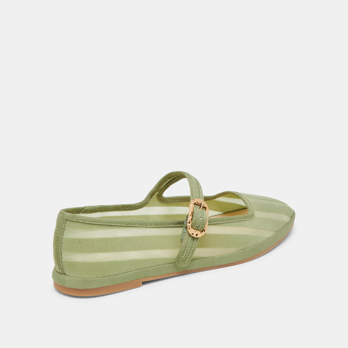 TAMEKA BALLET FLATS JADE STRIPE MESH | Dolce Vita