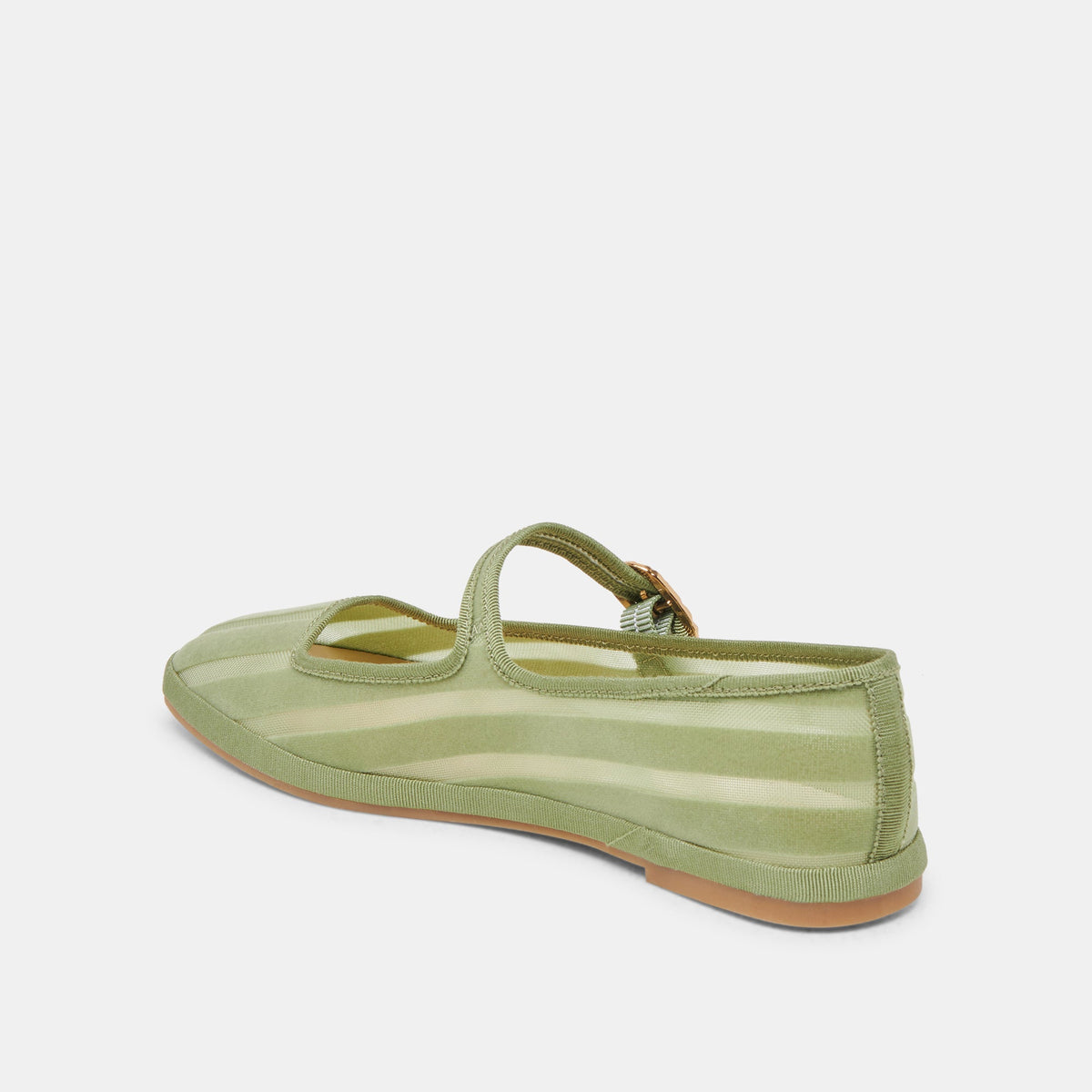 TAMEKA BALLET FLATS JADE STRIPE MESH | Dolce Vita