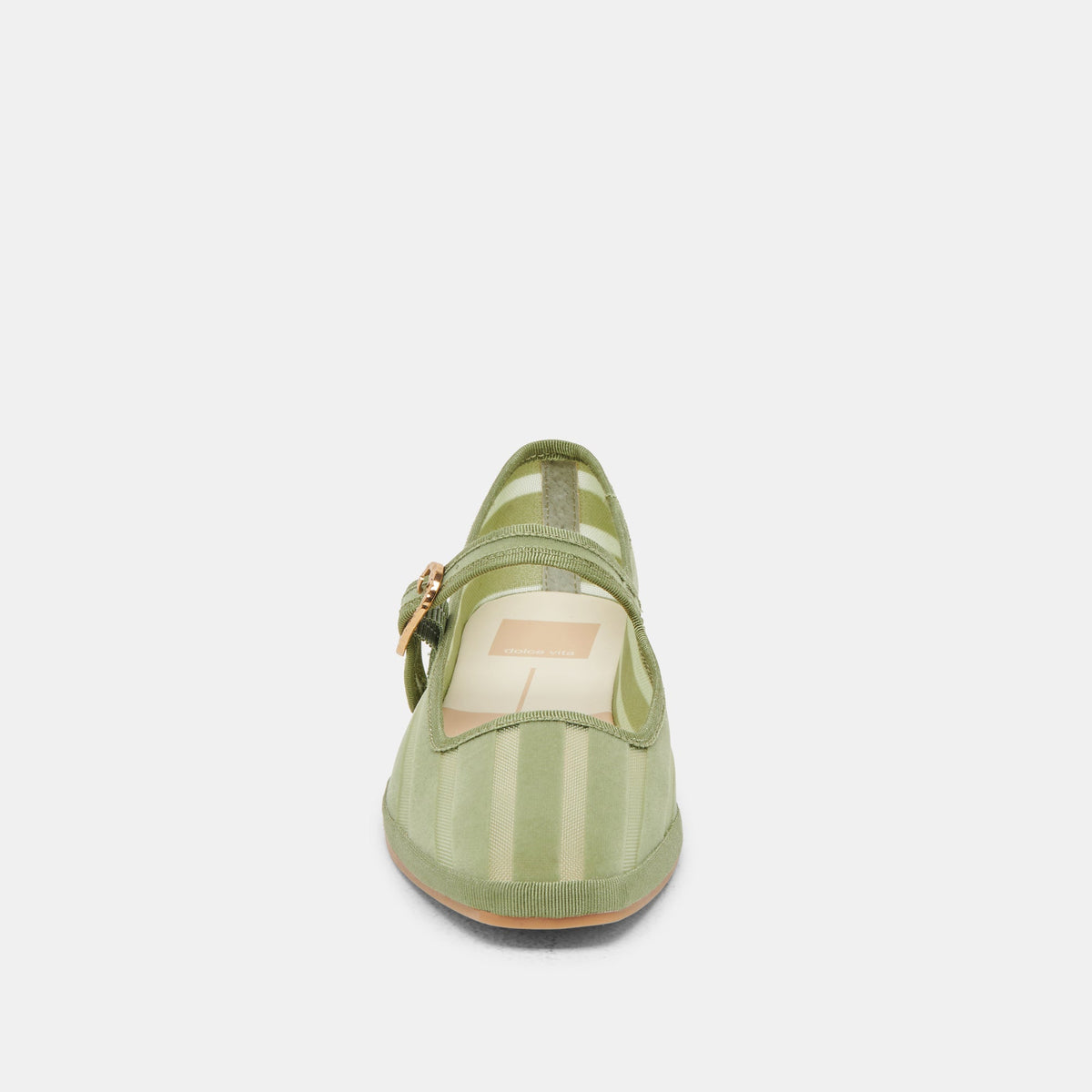 TAMEKA BALLET FLATS JADE STRIPE MESH | Dolce Vita