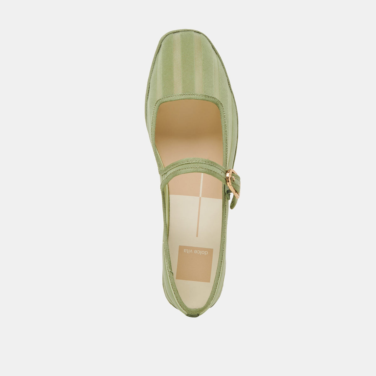 TAMEKA BALLET FLATS JADE STRIPE MESH | Dolce Vita