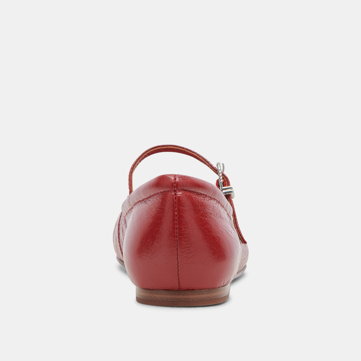 Reyes Ballet Flats Red Crinkle Patent | Dolce Vita