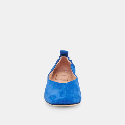 VINNIE BALLET FLATS NAVY SUEDE | Dolce Vita