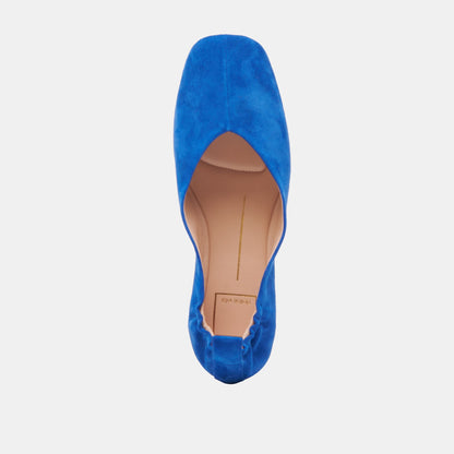 VINNIE BALLET FLATS NAVY SUEDE | Dolce Vita