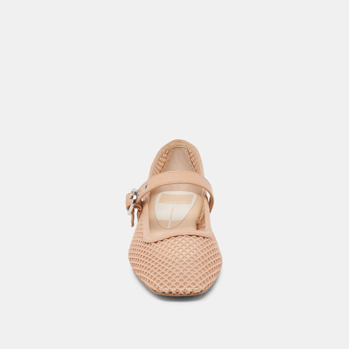 RODNI MESH BALLET FLATS LIGHT TAN WOVEN MESH | Dolce Vita