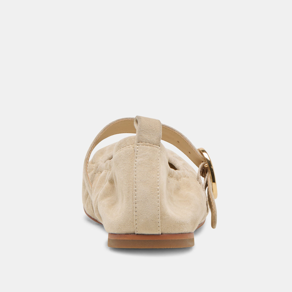 Caely Sesame Suede Ballet Flats | Dolce Vita