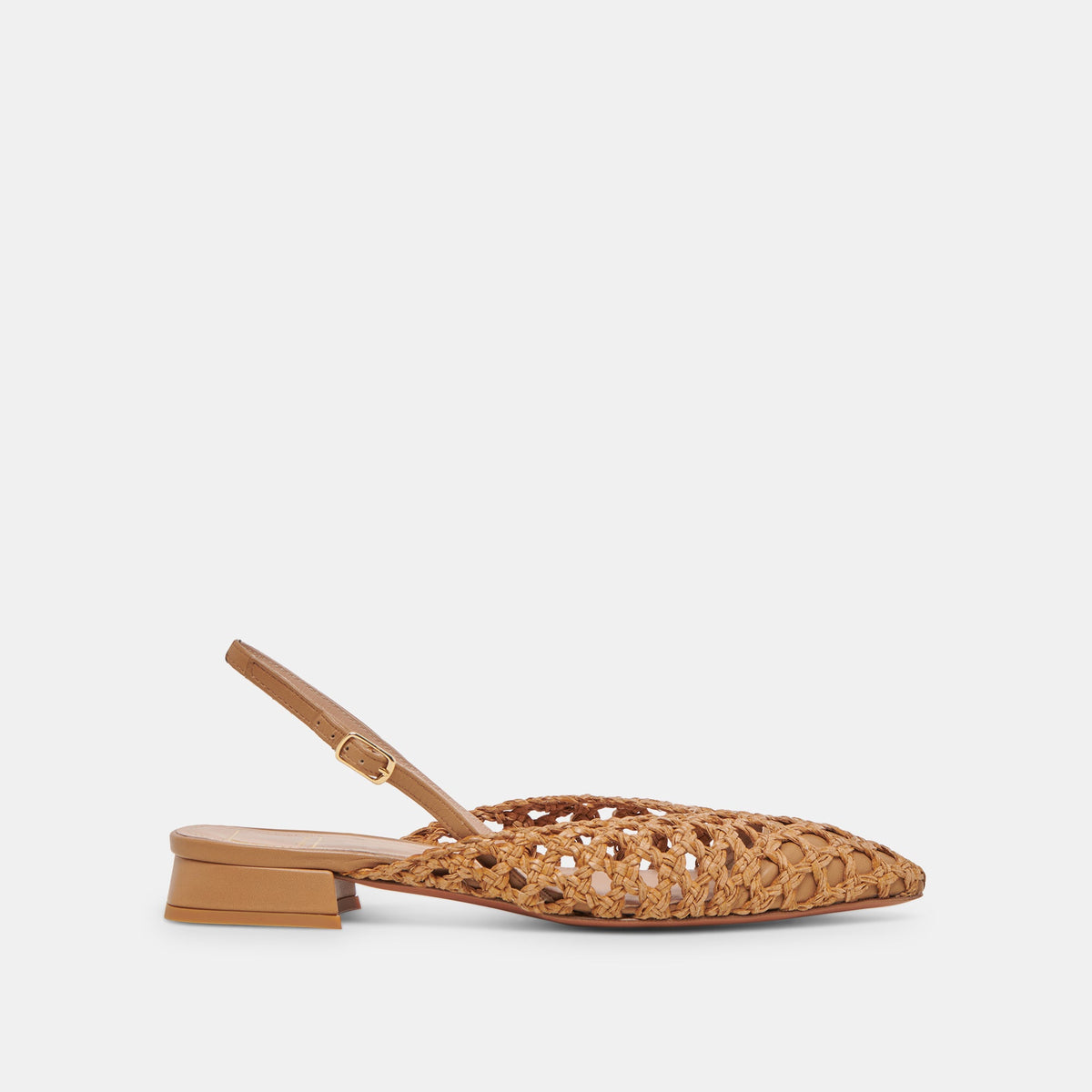 CYNDI FLATS NATURAL WOVEN | Dolce Vita
