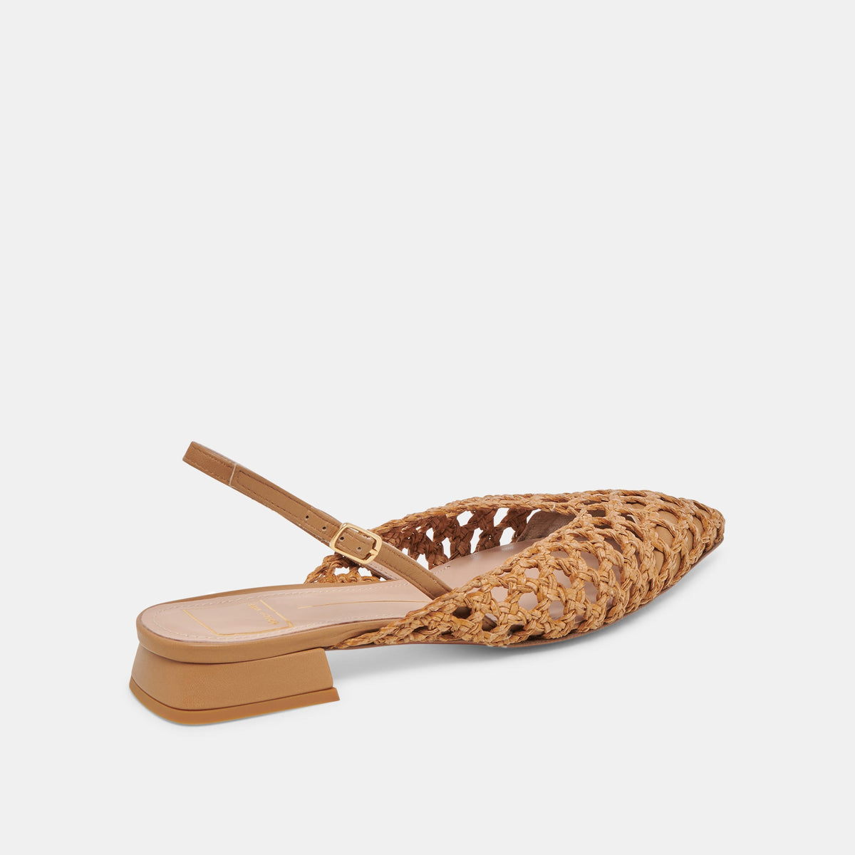 CYNDI FLATS NATURAL WOVEN | Dolce Vita