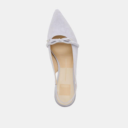 PAYGE FLATS DUSTY BLUE SUEDE | Dolce Vita