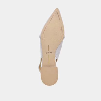 PAYGE FLATS DUSTY BLUE SUEDE | Dolce Vita