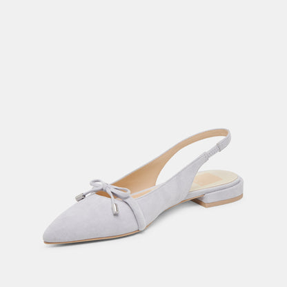 PAYGE FLATS DUSTY BLUE SUEDE | Dolce Vita
