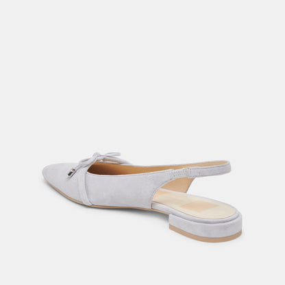 PAYGE FLATS DUSTY BLUE SUEDE | Dolce Vita