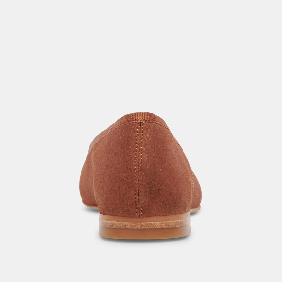 Anisa Wide Ballet Flats Copper Metallic Suede | Dolce Vita