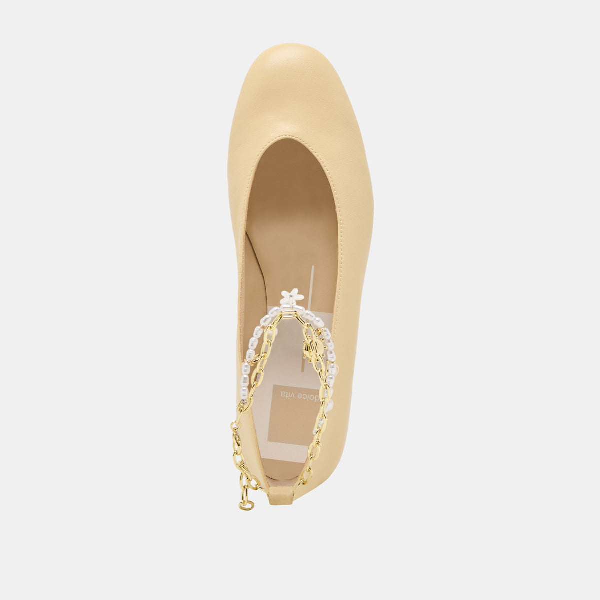 Baiden Warm Natural Leather Ballet Flats | Dolce Vita
