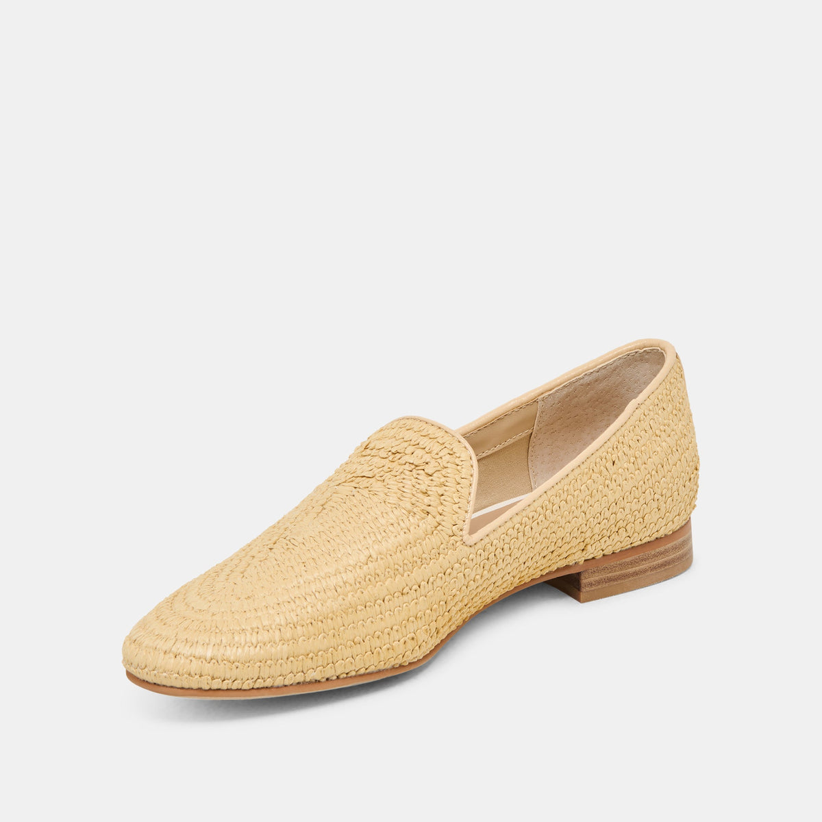 Baylen Natural Woven Raffia Flats | Dolce Vita