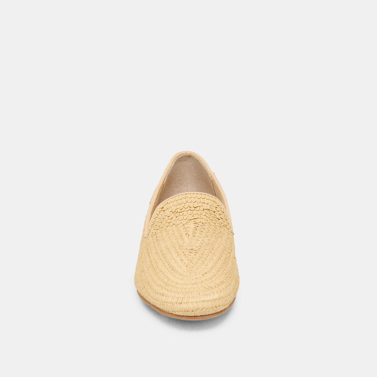 Baylen Natural Woven Raffia Flats | Dolce Vita