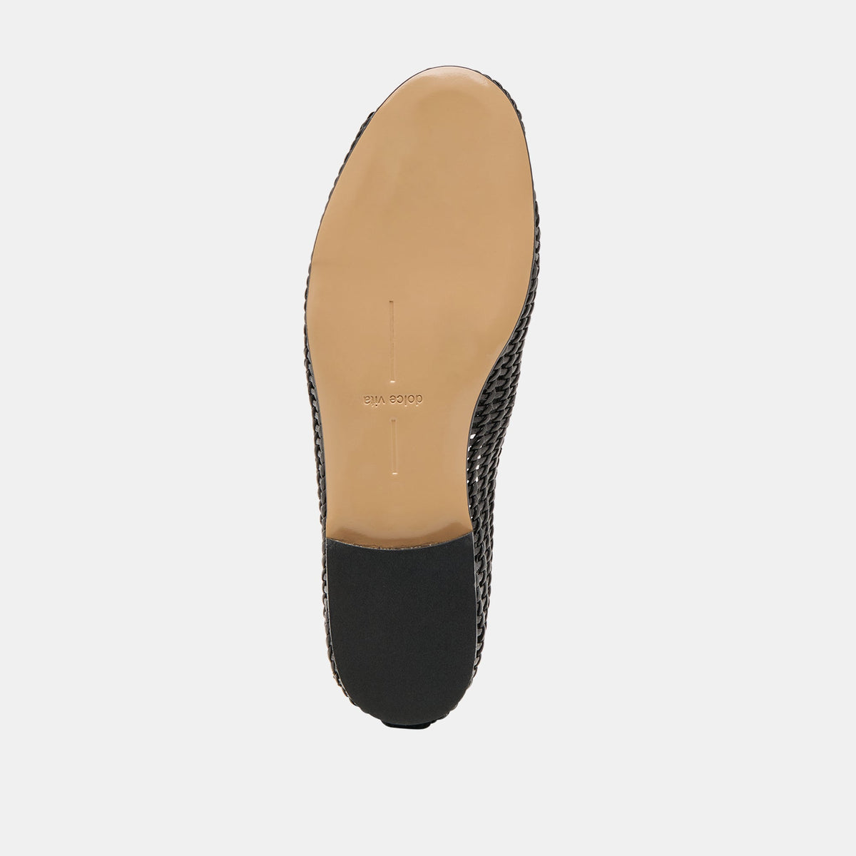 Armond Black Woven Leather Flats | Dolce Vita