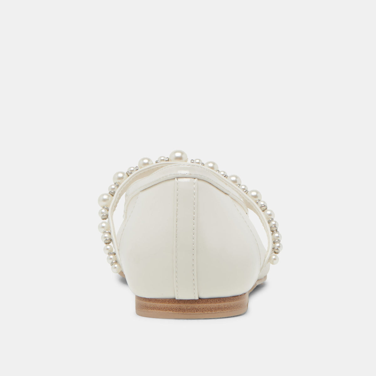 ROLLIN PEARL BALLET FLATS WHITE MESH | Dolce Vita