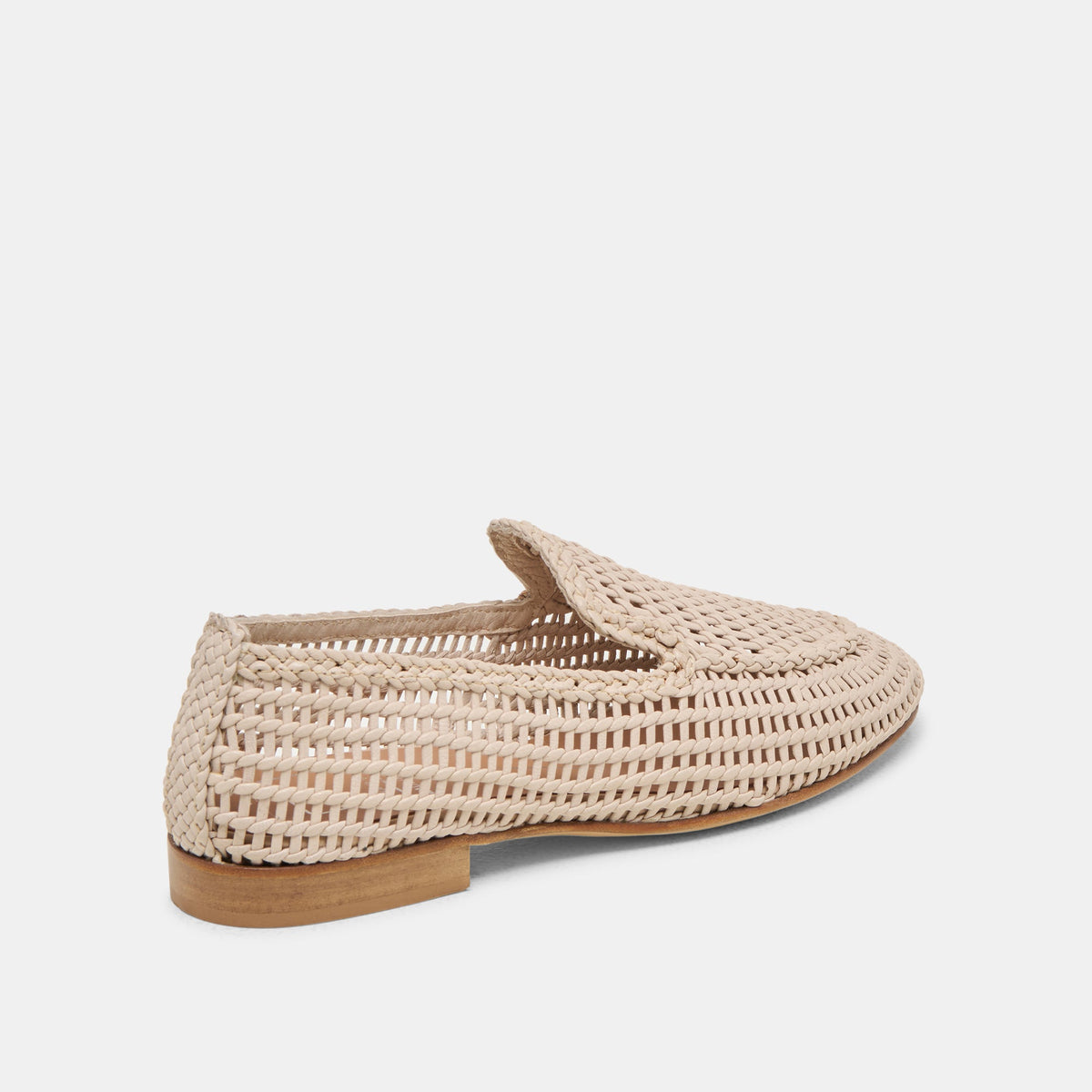 Armond Bone Woven Leather Flats | Dolce Vita