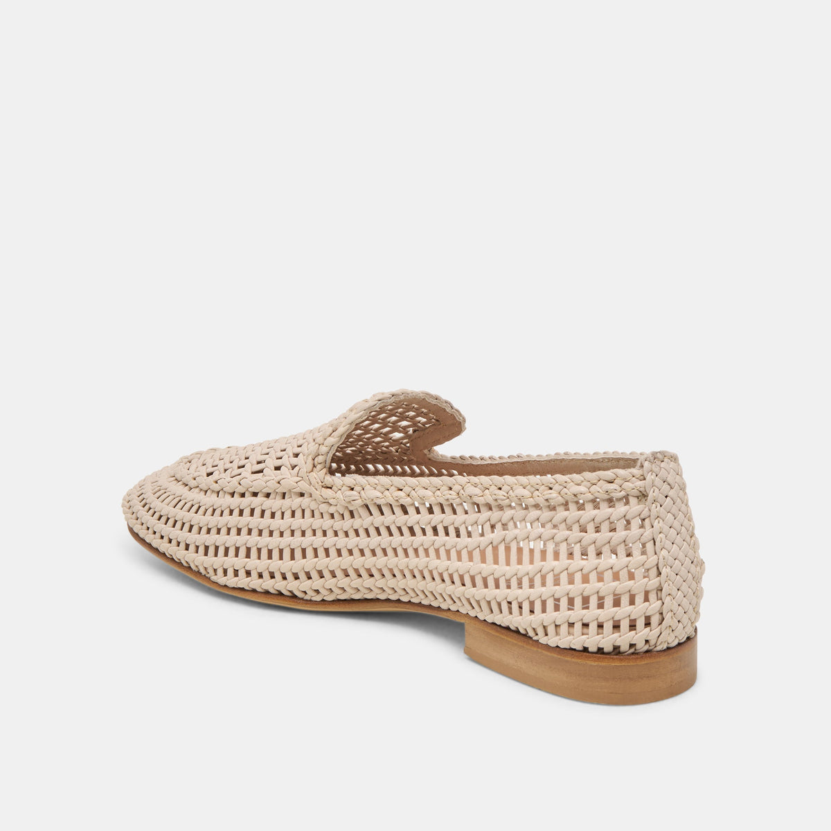 Armond Bone Woven Leather Flats | Dolce Vita