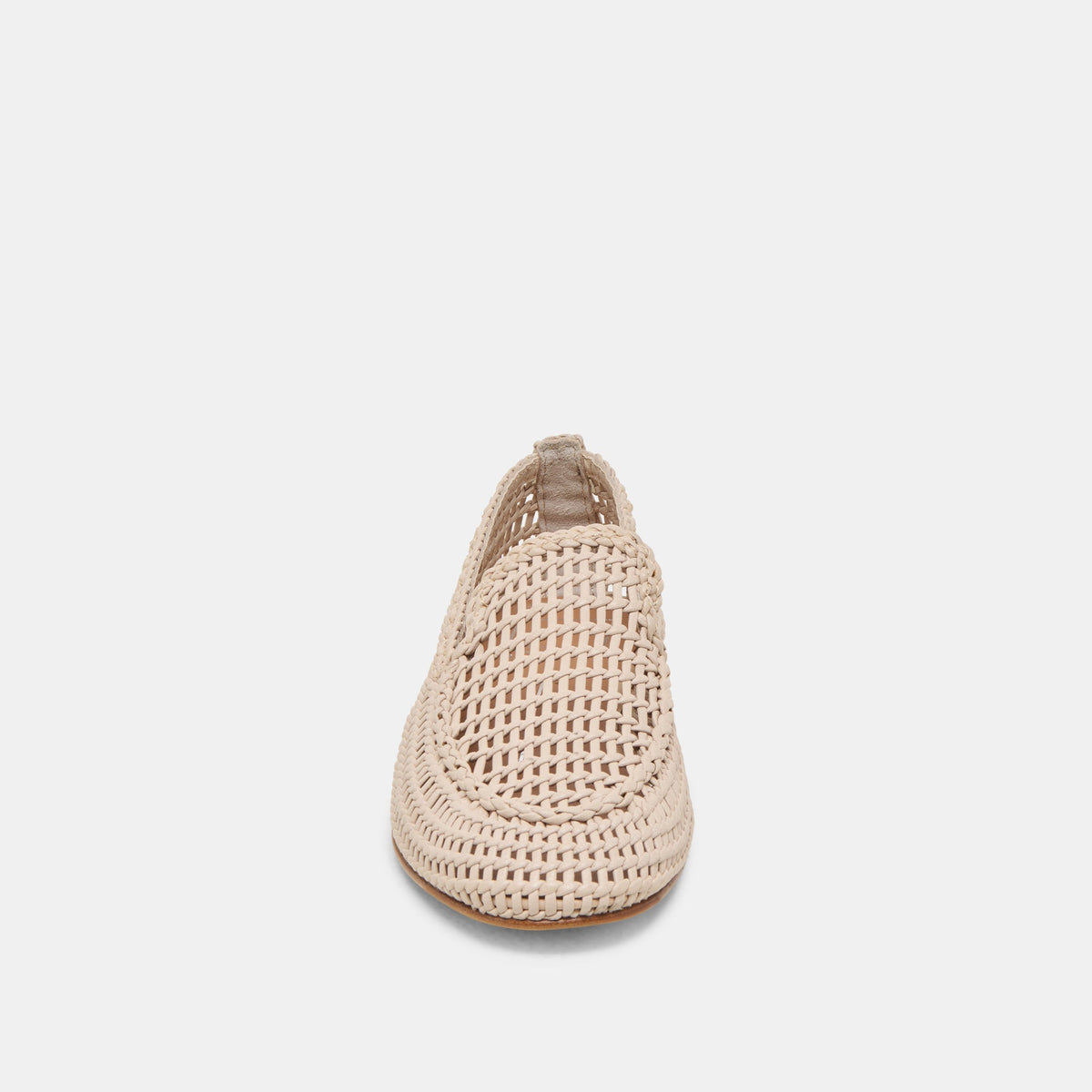 Armond Bone Woven Leather Flats | Dolce Vita