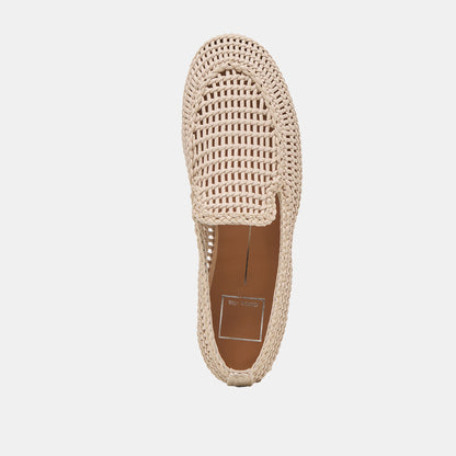 Armond Bone Woven Leather Flats | Dolce Vita