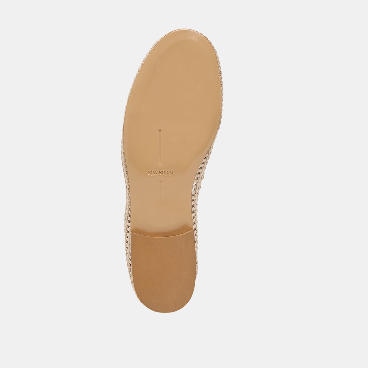 Armond Bone Woven Leather Flats | Dolce Vita