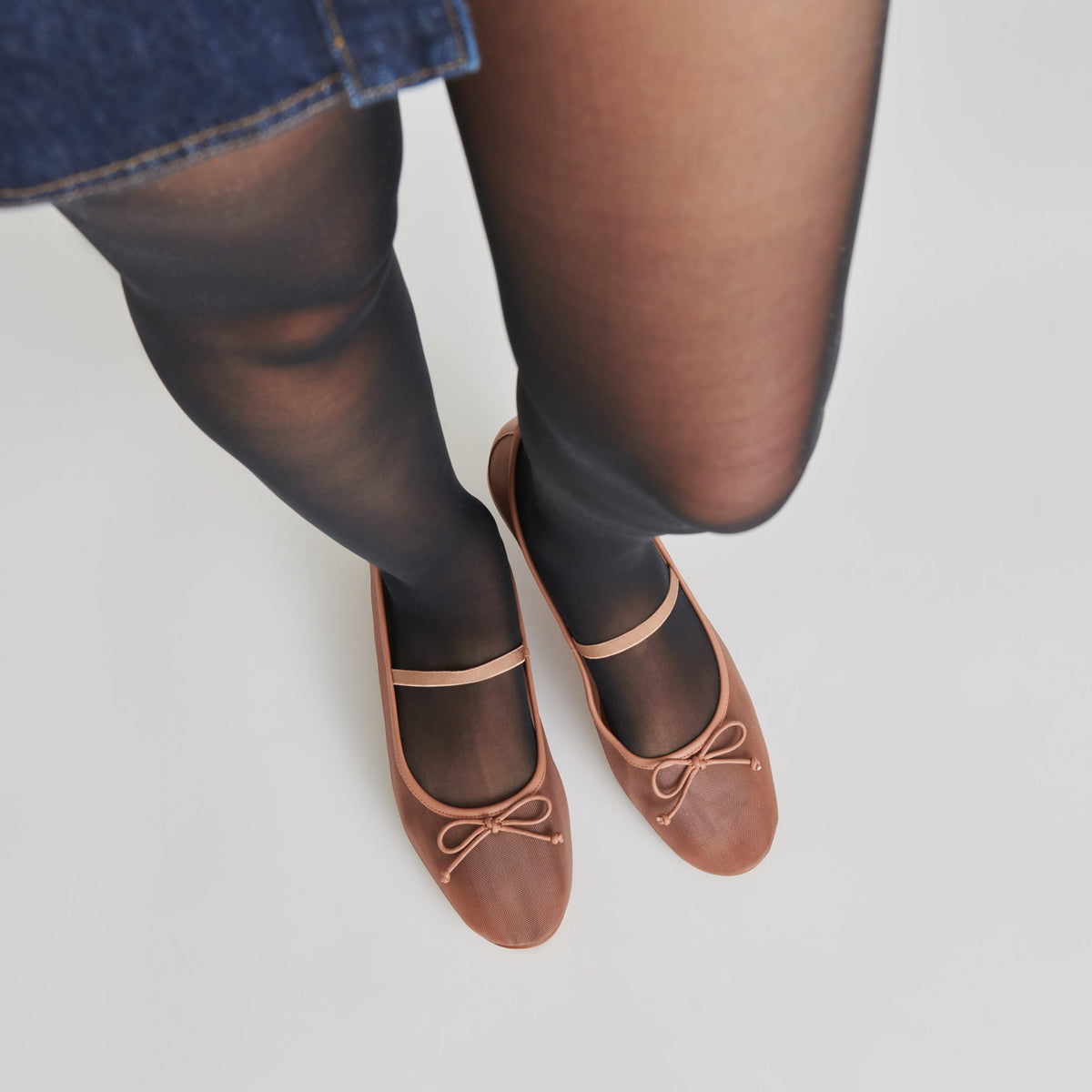 CADEL BALLET FLATS CIDER MESH | Dolce Vita