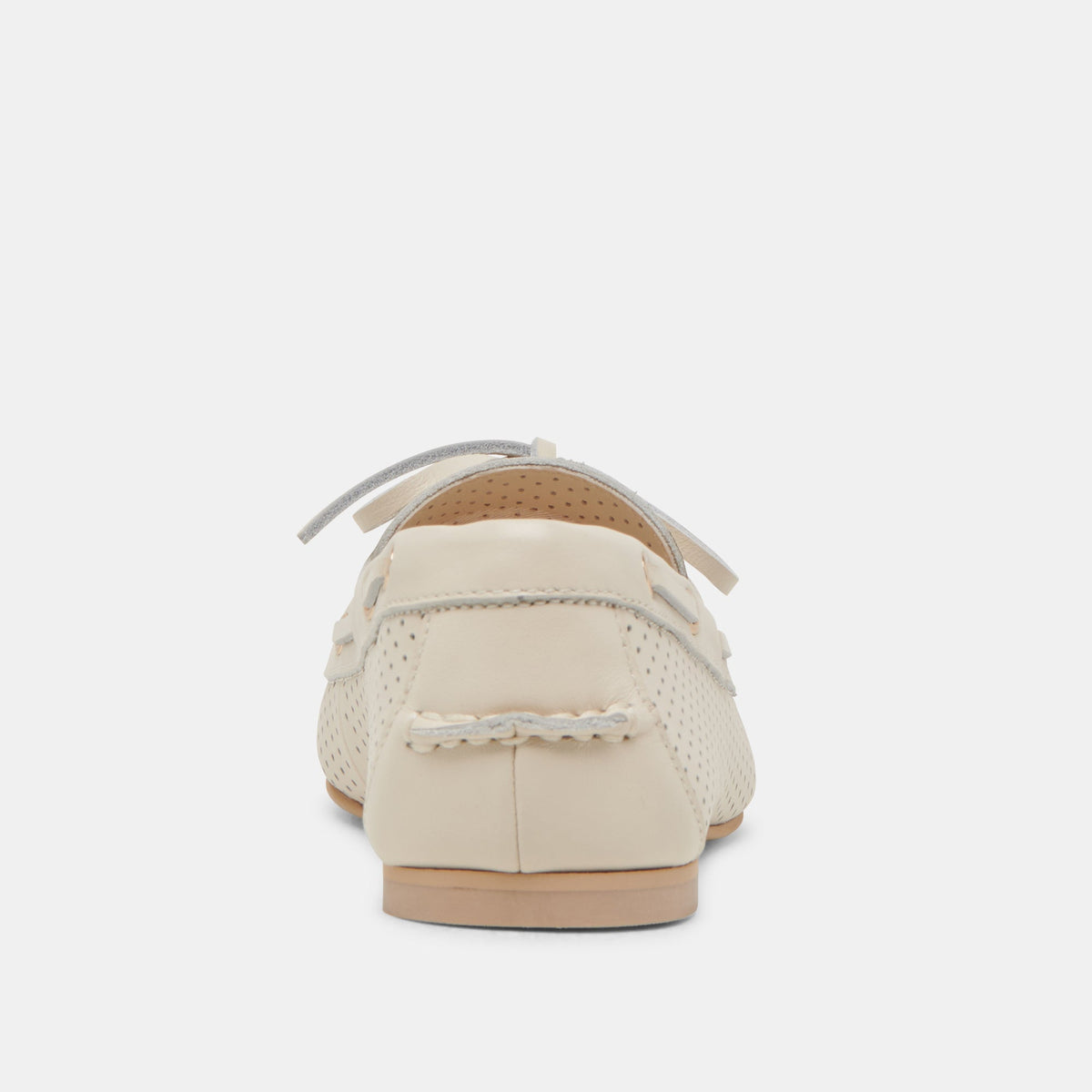LAKIN LOAFERS IVORY PERFORATED LEATHER | Dolce Vita