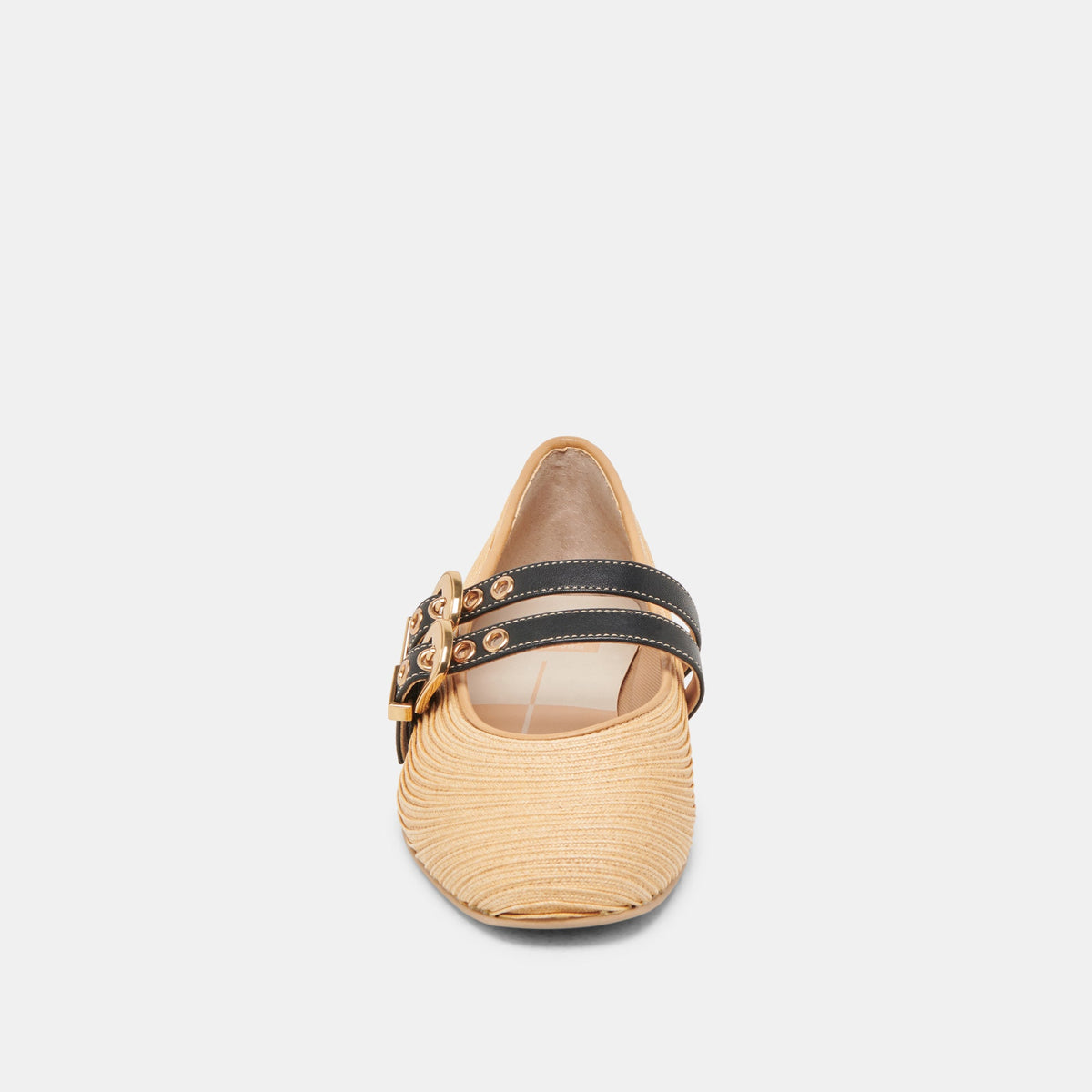 BAYLEE WIDE BALLET FLATS NATURAL RAFFIA | Dolce Vita
