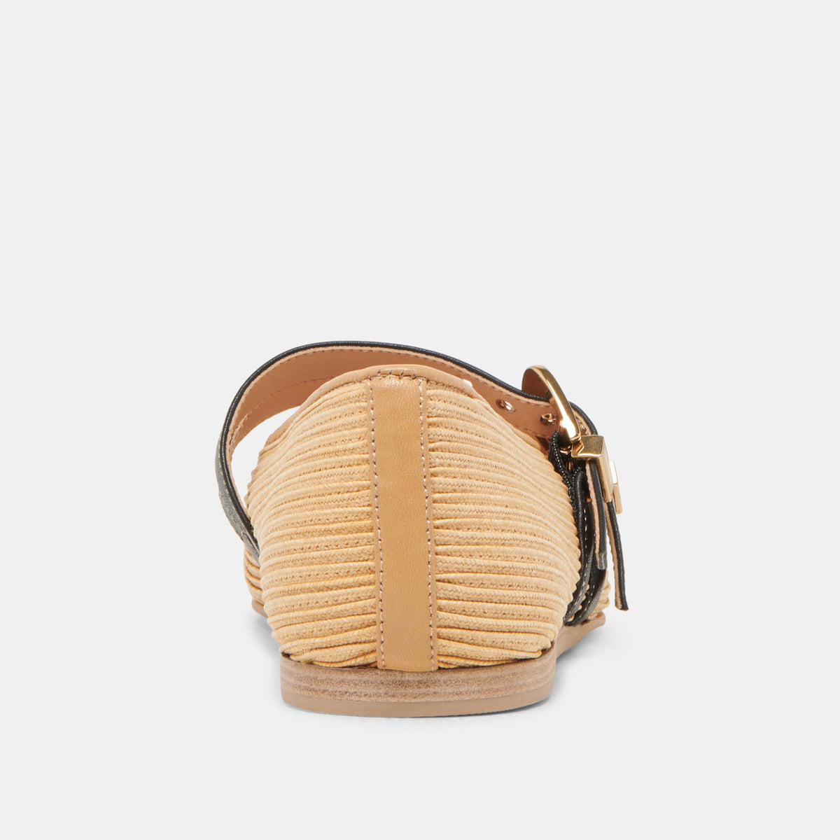 BAYLEE WIDE BALLET FLATS NATURAL RAFFIA | Dolce Vita