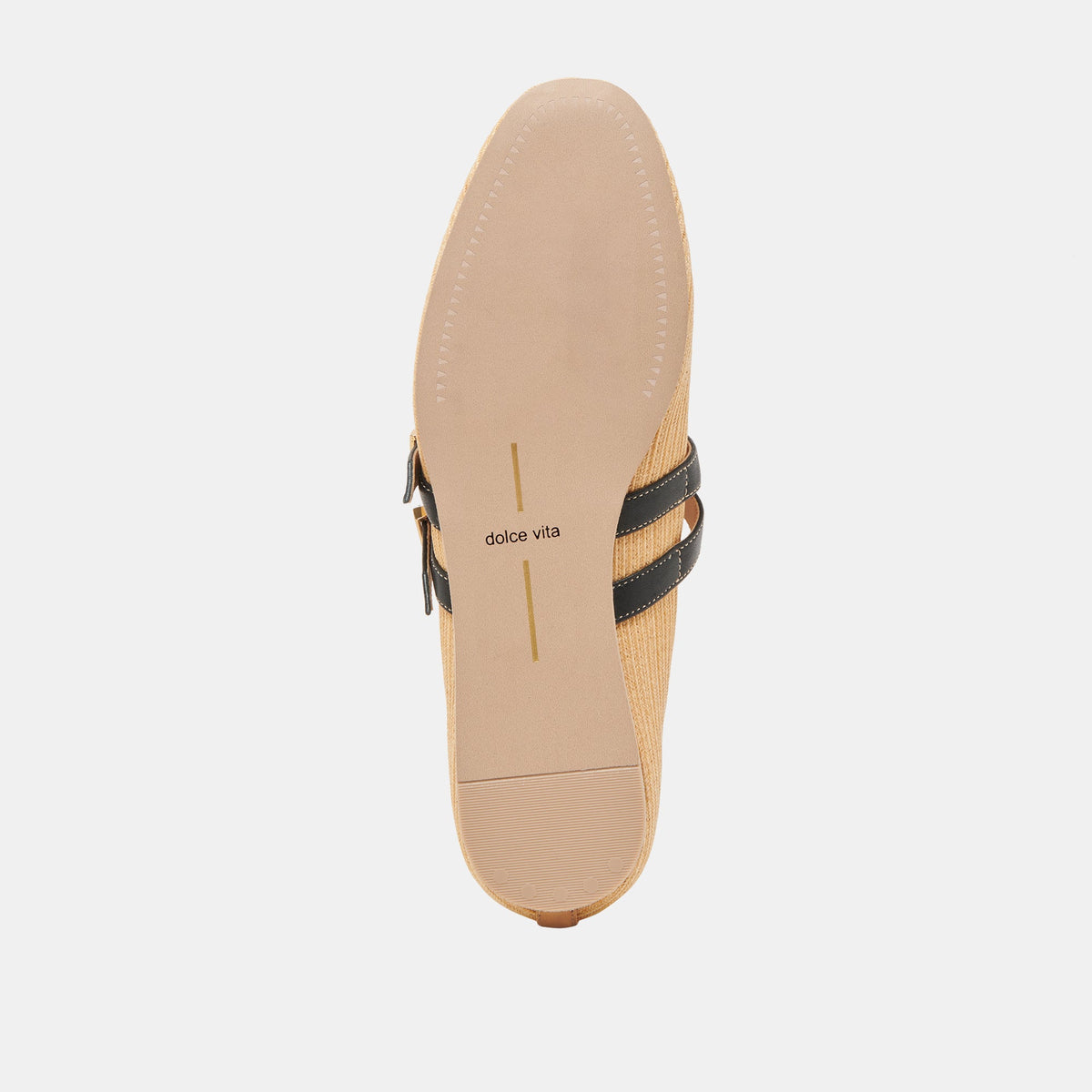 BAYLEE WIDE BALLET FLATS NATURAL RAFFIA | Dolce Vita