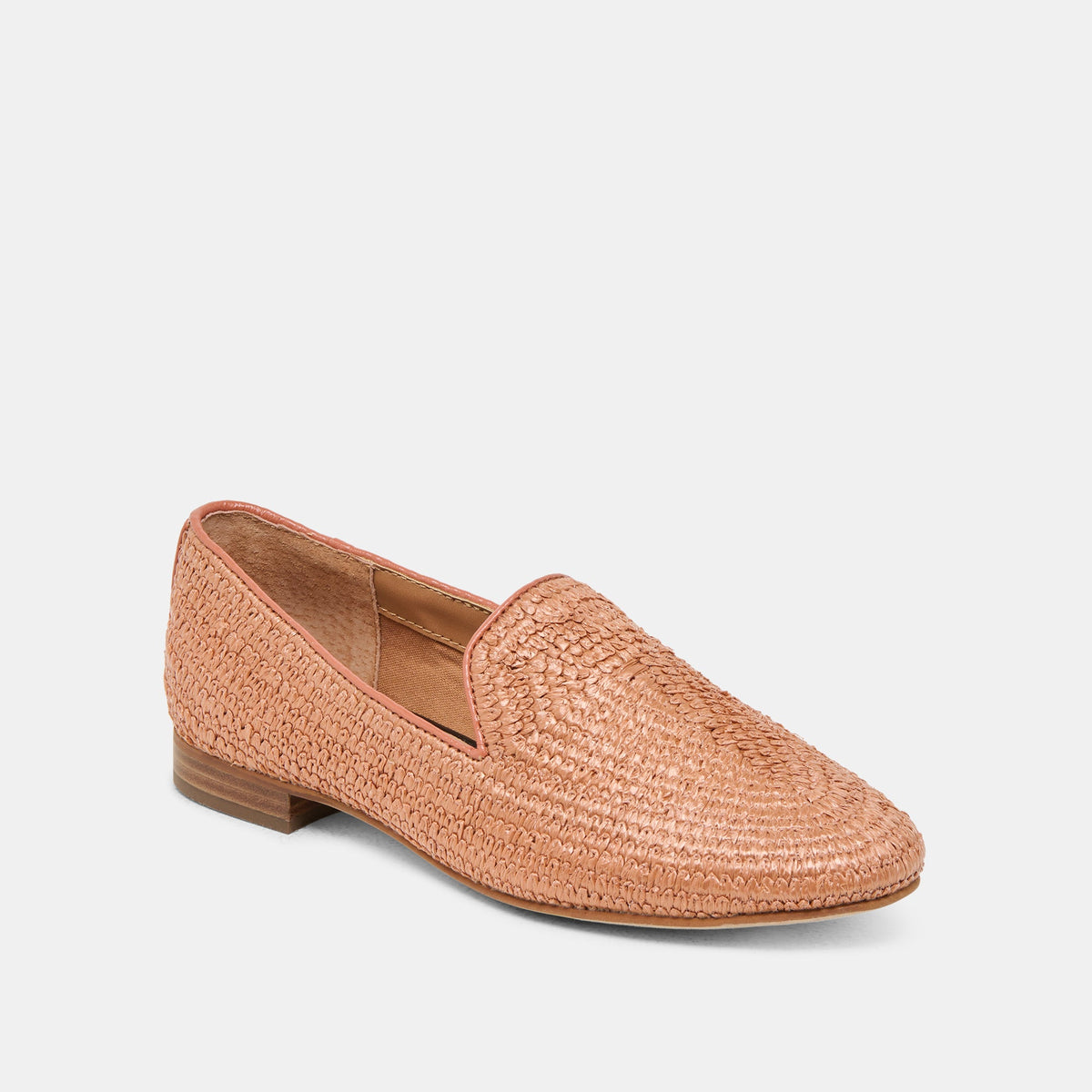 Baylen Maple Woven Raffia Flats | Dolce Vita