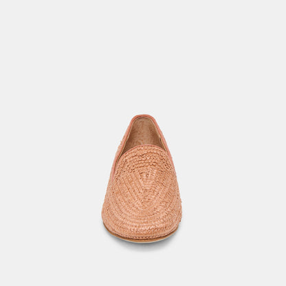 Baylen Maple Woven Raffia Flats | Dolce Vita